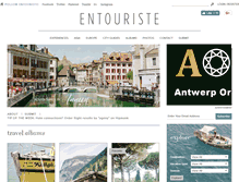 Tablet Screenshot of entouriste.com